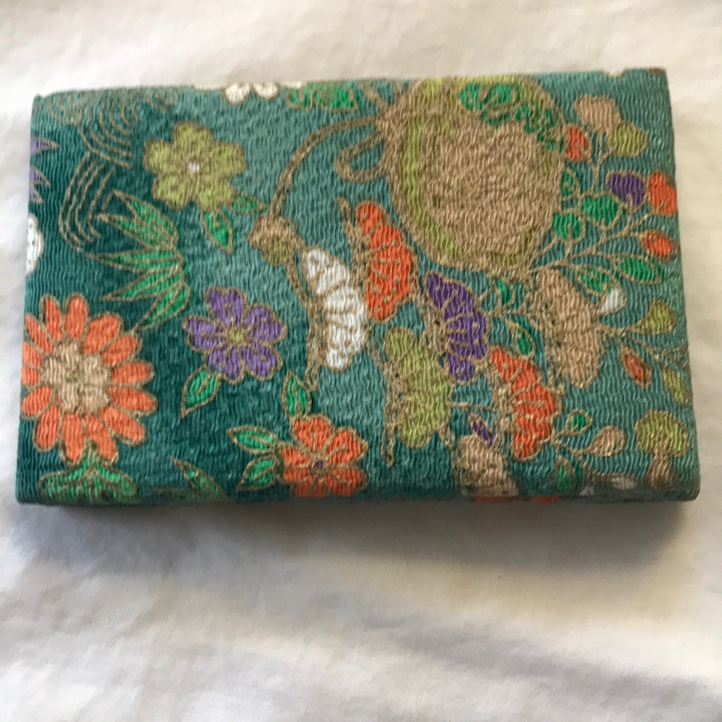 Silk Covered Make Up Mirror